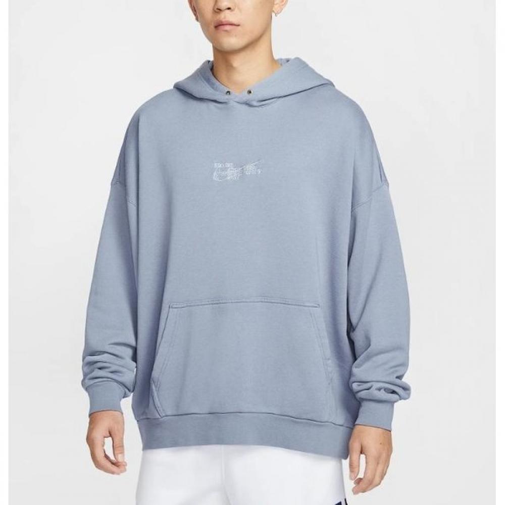 Nike Мужской пуловер с капюшоном из французского трикотажа Dd4 Hv4722 493 HV4722 493 90