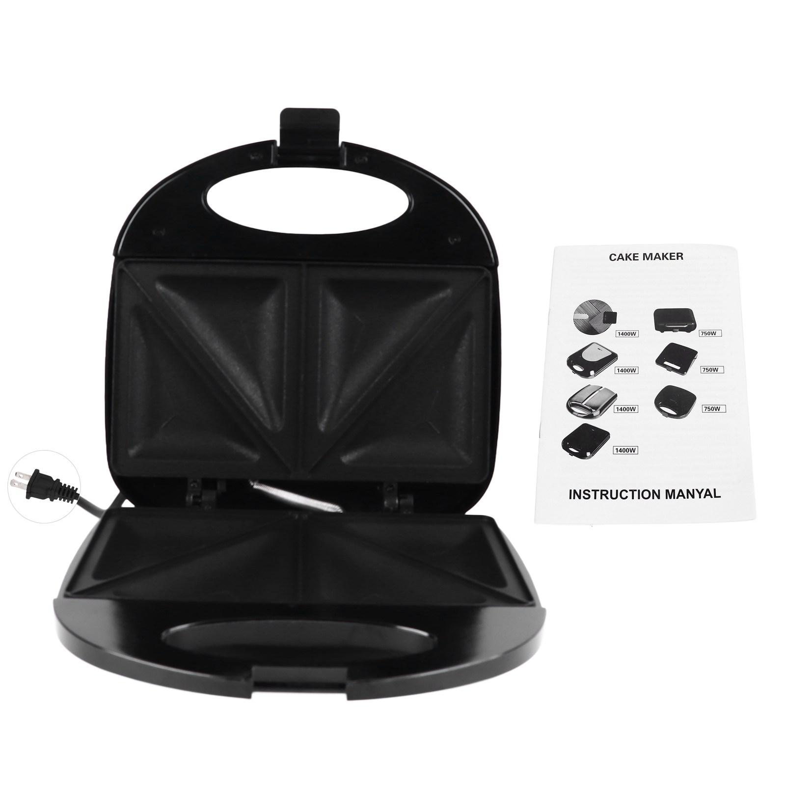 Сэндвичница для завтрака, сэндвичница, гриль, сэндвич-пресс, гриль, жареный сыр, сыроварня с простыми функциями