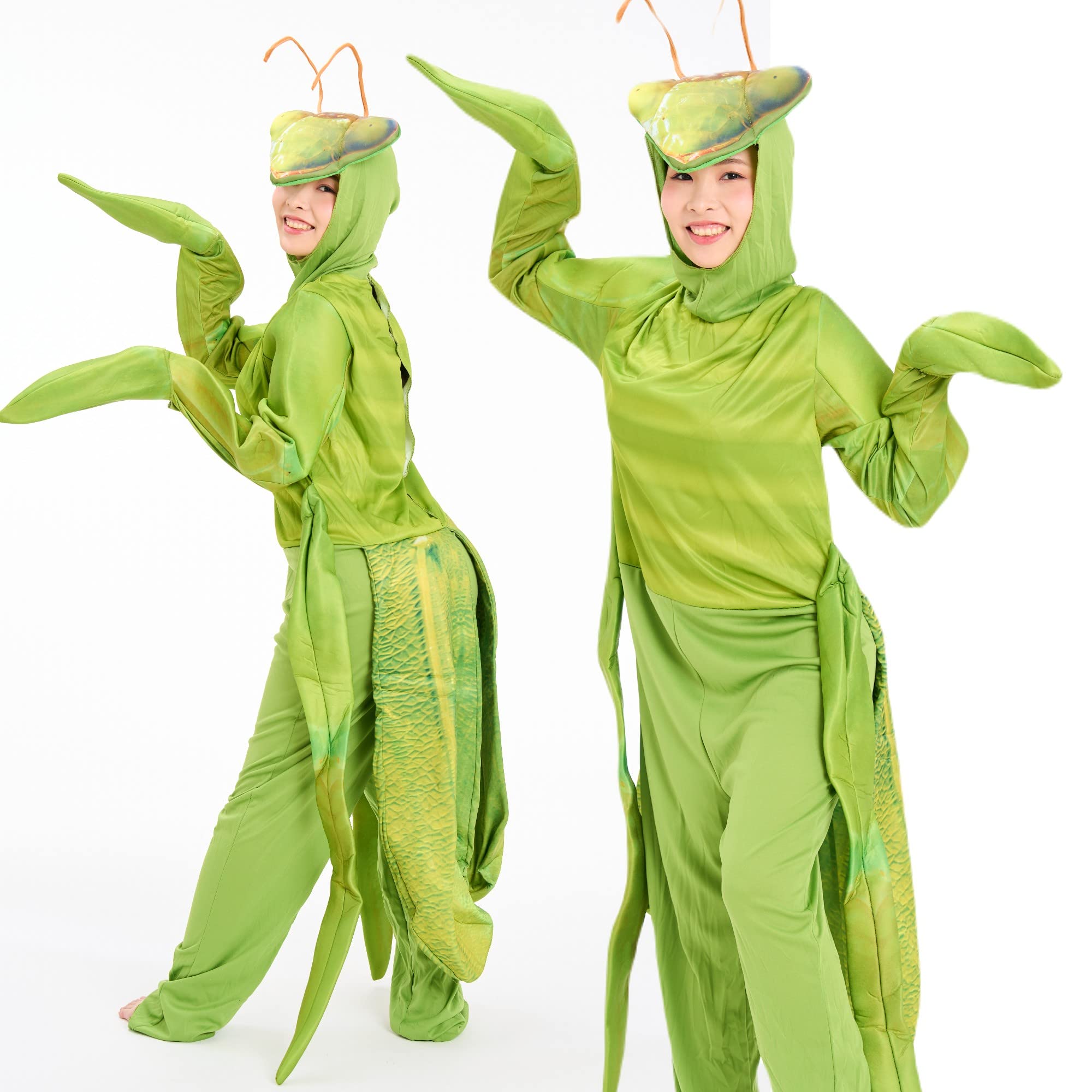 Костюм на Хэллоуин Мантис Мантис Сэнсэй Во весь рост [kitamurasyokai] Косплей, Костюм, Кигуруми, Зентай,