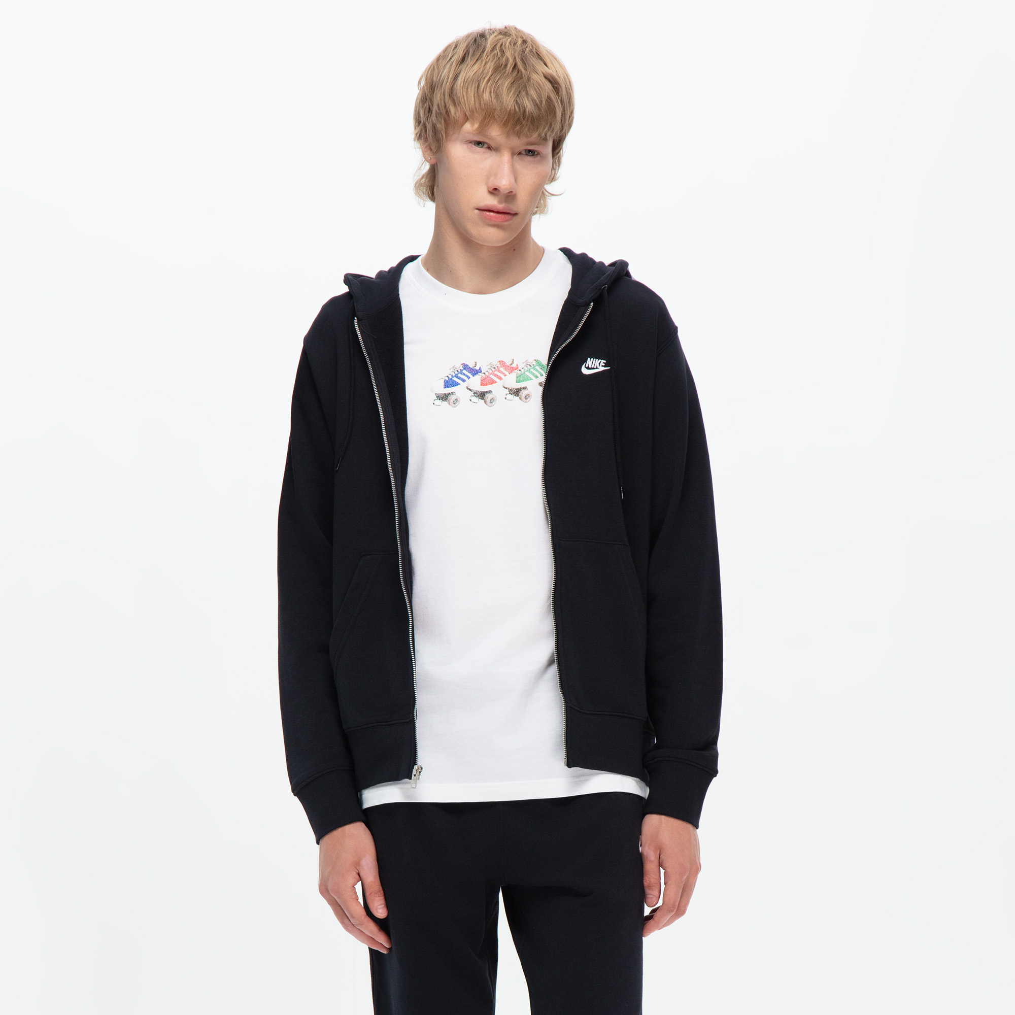 Мужская толстовка Nike Club French Terry Full Zip Hoodie